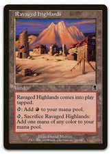 Ravaged Highlands #324 (LP) Odyssey ODY Magic MTG