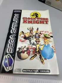 Sega Saturn Clockwork Knight Game Complete Pal