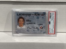 Sarah Nurse License To Ice PSA 10 2023 Team Canada Juniors Vancouver PWHL