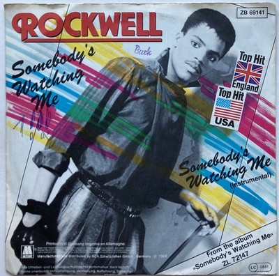 Rockwell - Somebody's watching me - 7'' near mint