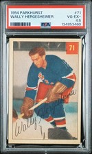 1954 PARKHURST #71 WALLY HERGESHEIMER PSA 4.5