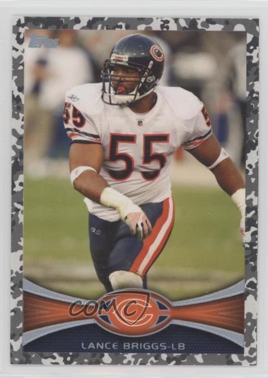 2012 Topps Camo Military 41/399 Lance Briggs #227 12zm