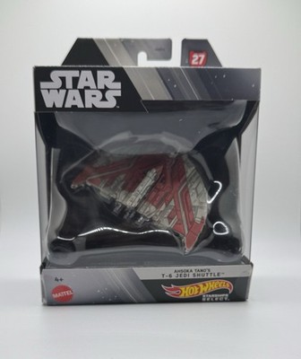NEW Star Wars Hot Wheels Starships Select AHSOKA T-6 JEDI SHUTTLE #27