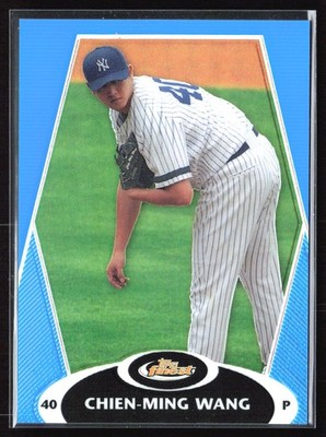 2008 Finest #112 Chien-Ming Wang Refractors Blue #/299