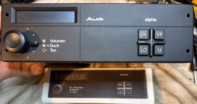 Org. Audi Alpha M95 Autoradio 811035156 Oldtimer Selten Rarität Funktionsfähig