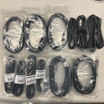 LOT OF 16 MIX Cable 1394 -FireWire -E318233  style 20276 30V vw-1 IEEE 9 pin