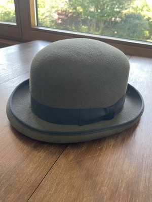 Herren Melone grau Mayser Hut Breiter München Wolle