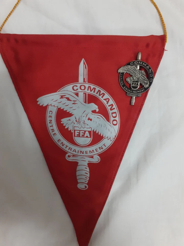 Fanion du centre d'entraînement commando des Forces françaises en Allemagne-FFA - Photo 1/4