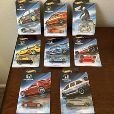 Hot Wheels HONDA SERIES 8 car set - 2017 - ALL UNOPENED AND NEW IN BOX
