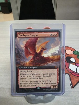Goldspan Dragon (Extended Art) Kaldheim Foil