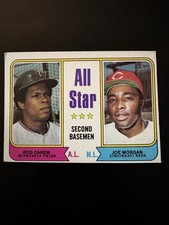 1974 Topps Baseball-All Star Second Basemen Rod Carew/Joe Morgan #333; Nice card