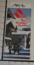1980/81 VAIL SKI AREA 8P BROCHURE MINT