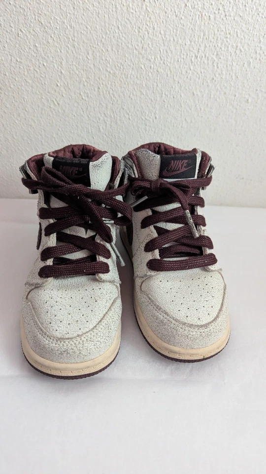 A Ma Maniére x Nike Air Jordan Retro 1 High OG TD Airness Size 9c DO7098-100 - Image 3 of 4