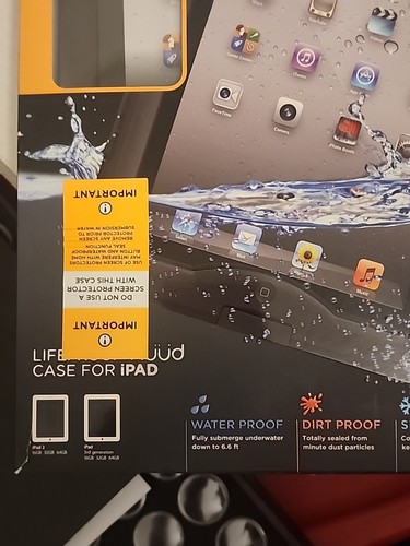 Lifeproof Nuud Apple iPad 2-3-4 Protective Impact Case *Ships FAST - Picture 2 of 4