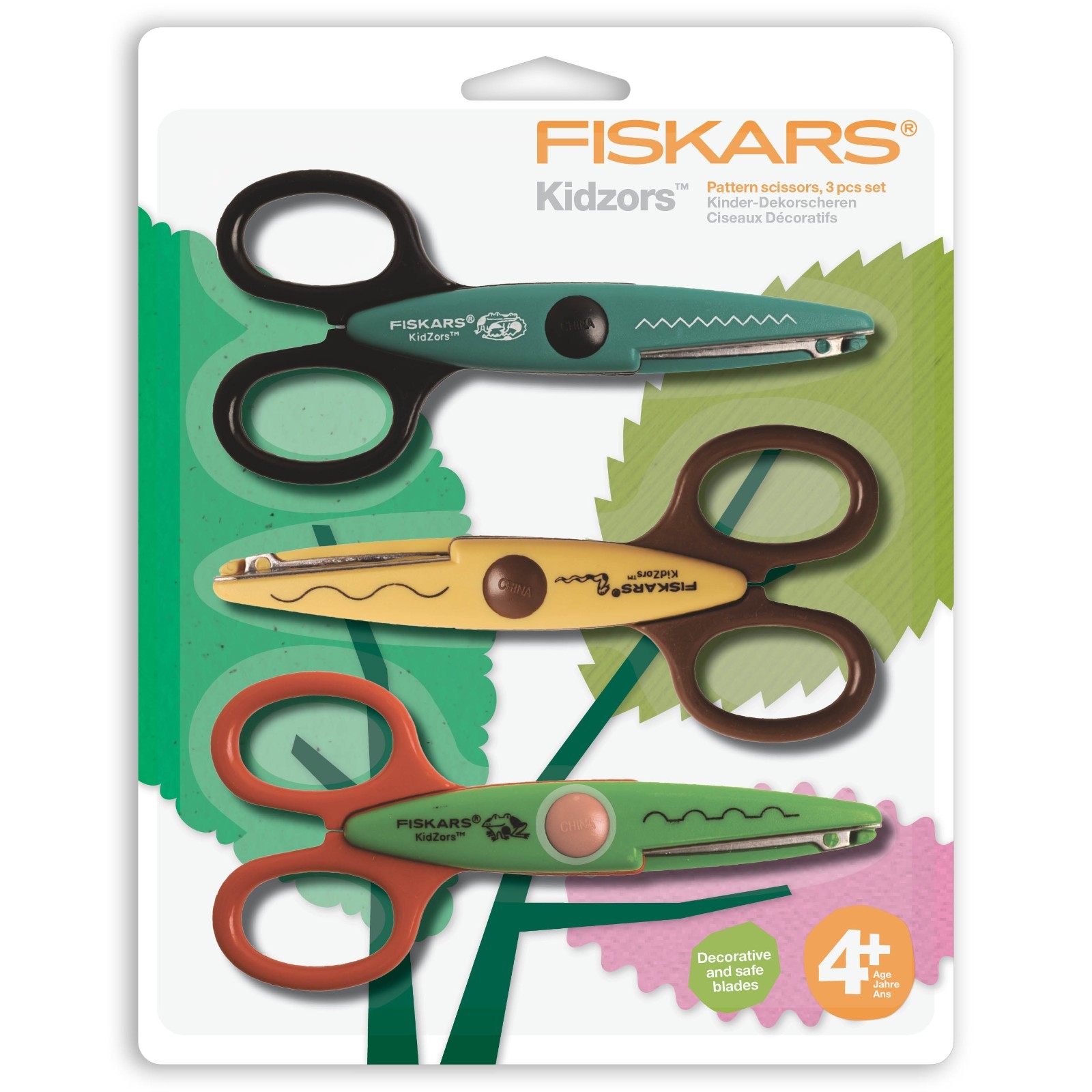 Fiskars Scissors: Kidzors: Swamp Animals: 3 Pieces