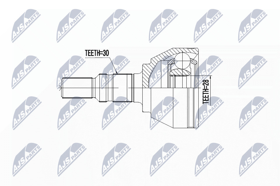 N.T.Y. NPZ-PL-040.NTY Joint Kit, drive shaft for OPEL,SAAB,VAUXHALL - Image 2