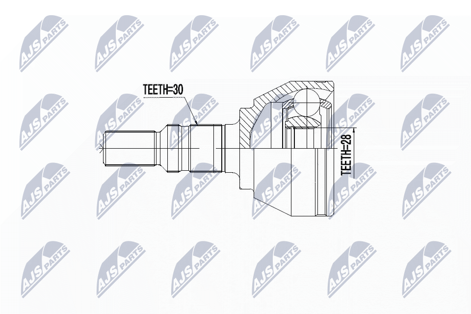 N.T.Y. NPZ-PL-040.NTY Joint Kit, drive shaft for OPEL,SAAB,VAUXHALL - Image 2