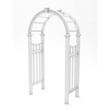 49"L X 24"W X 92"H Vienna Vinyl Arbor, White, VA68144