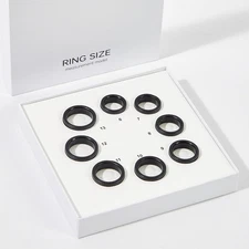 Smart Ring Health Fitness Tracker with GPS Route Sizing Kit, Kit Only 