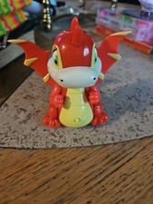Neopets 2002 Scorchio Dragon Figure. Used. Orange  Yellow