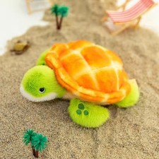 Turtle Plush Toy 7" Stuffed Animal Toddler Doll Gift for Kids