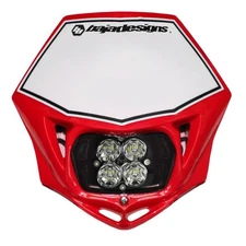 Baja Designs Squadron High-Intensity Sport LED Race Light Red DC for Motorcycles
