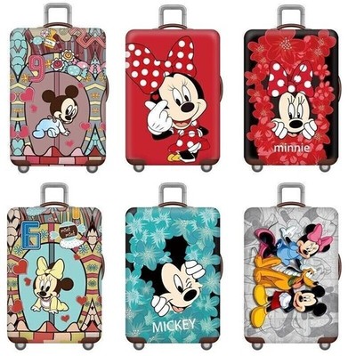 Mickey Minnie Mouse Reisegepäckabdeckung Schutz Elastischer Koffer Staubdicht de