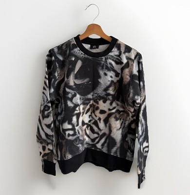 PS Paul Smith Sweatshirt Small Pullover Sweater Pulli Animal Cheetah Tiger