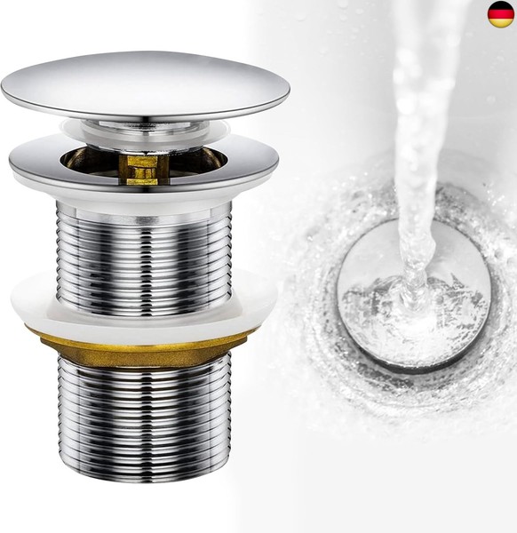 Ablaufgarnitur Waschbecken, Ablaufventil FüR Waschbecken Und Waschtisch, Abfluss-image