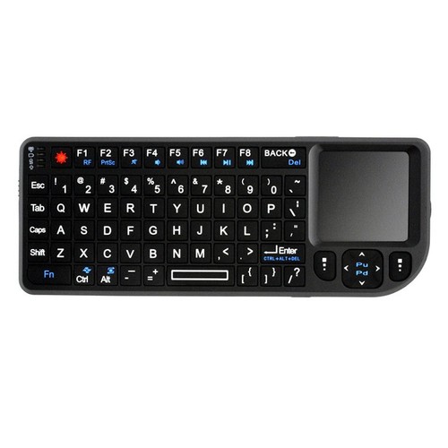 Portatile Mini Tastiera wireless 2.4GHz Bluetooth Laser Con Touch Flying Squirr - Foto 2 di 8