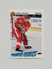 1991-92 Upper Deck #587 Niklas Lidstrom Young Guns RC