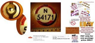 London bus Drivers badge London transport badge vintage P P inc