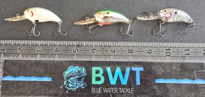 Pre-Rapala Luhr Jensen Radar-10 3-Pak: Chrm Green Back, Clear Mirror, White Shad