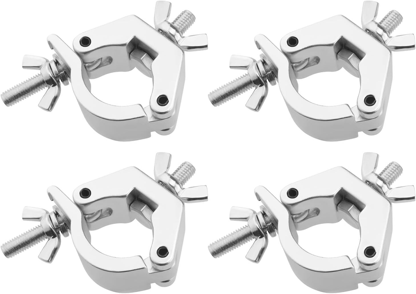 Create idea 4pcs Aluminum Alloy Hook Truss Hook Clamp O-Clamp Half Hook Stage L