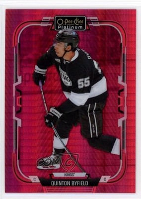 2025-26 O-Pee-Chee Platinum Red Prism /199 Quinton Byfield #84 1uw2