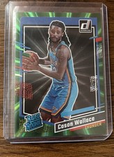 2023-24 Panini Donruss - Rated Rookie Cason Wallace #231 Holo Green Laser (RC)