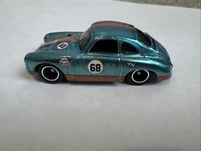 💥Hot Wheels Porsche 356 Outlaw Super Treasure Hunt Loose Gulf Blue