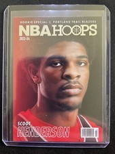 2023 NBA Hoops Rookie Special #4 Scoot Henderson RC - Blazers