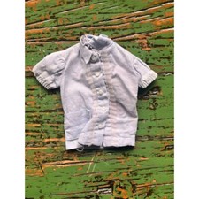 Vintage 1960s Original Barbie 1601 Pajama Party Pale Blue Top