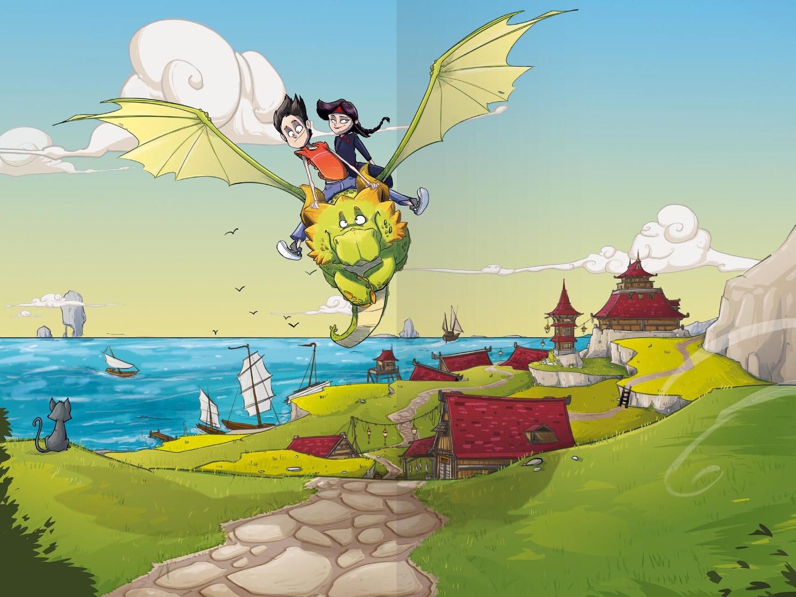 Thumbnail - Michael Petrowitz Dragon Ninjas, Band 2: Der Drache Des Feuers