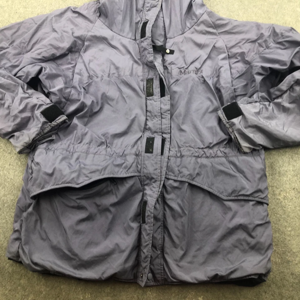 Chaqueta cortavientos informal de colección Marmot para mujer XL púrpura cremallera completa al aire libre Foto 2 de 4