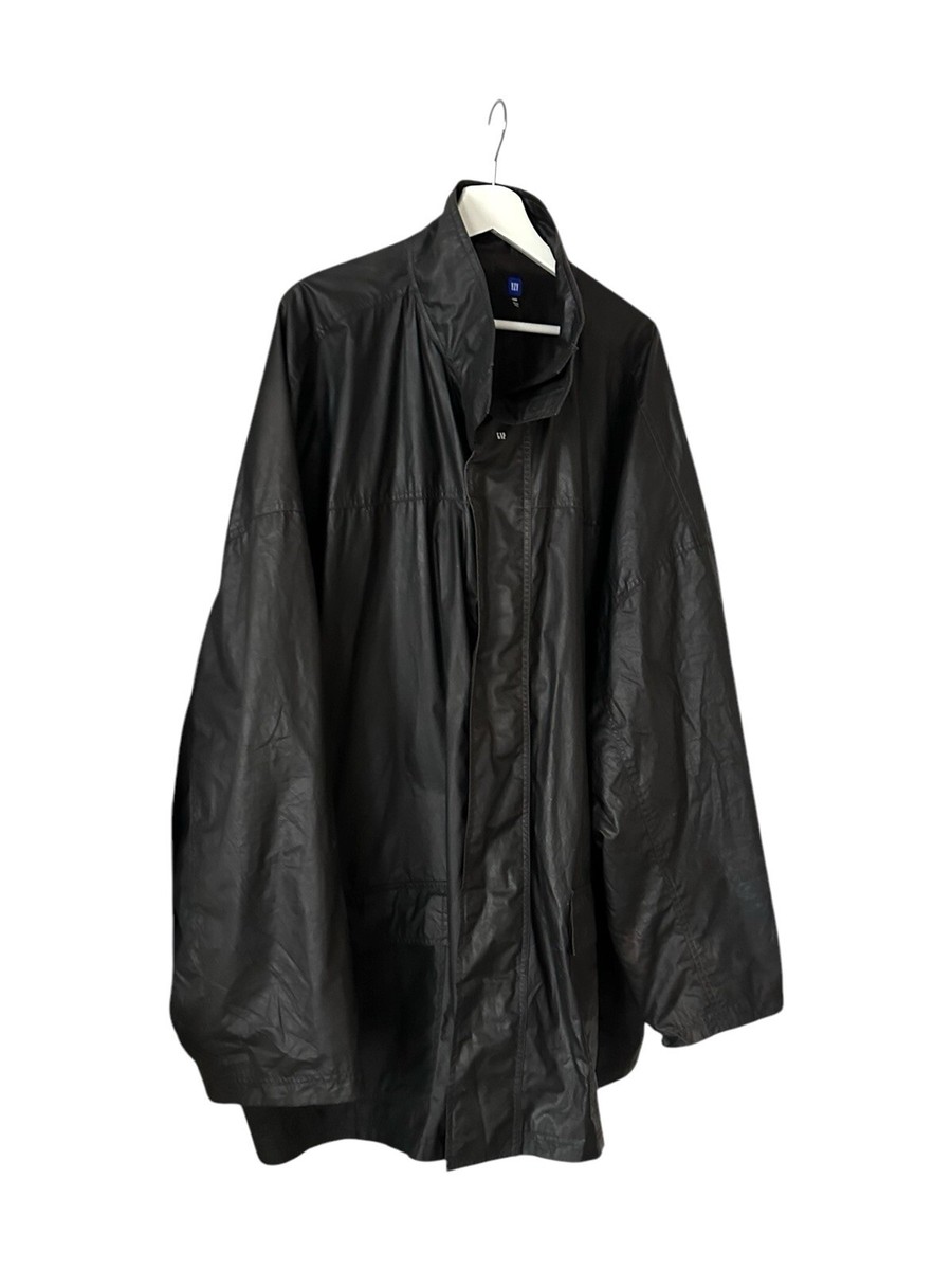 Yzy Gap Trench Coat Men's Sample Sz Large Black Wax Yeezy Yzy Gap Trench Coat Men's Sample Sz Large Black Wax Yeezy