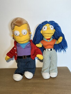 The Simpsons Teenage Homer & Marge Plüsch Dakin 2005 sehr selten Sammlerstück