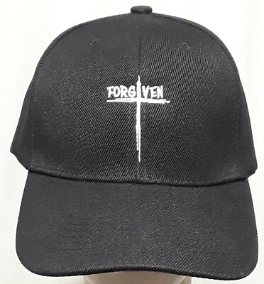 FORGIVEN Embroidery Structured Baseball Caps Acrylic Strap Closure | eBay