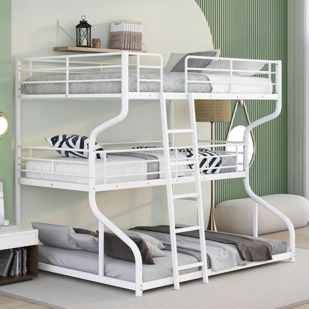 Full size top top bunk bed