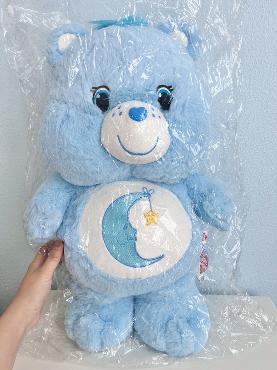 Blue Care Bears Backpack with Moon Design Loungefly Care Bears Bedtime Bear Plush Cosplay Mini  main image 2