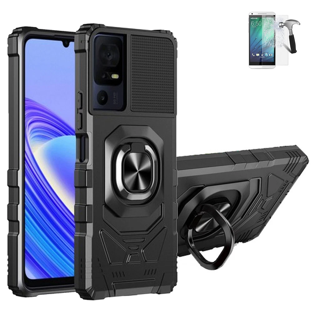 Shockproof Ring Case for TCL 40 SE 40SE T610E T610K