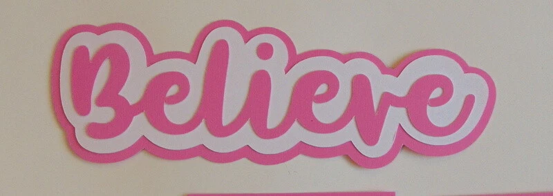 #2527 BELIEVE MERMAIDS UNICORNIOS PREFABRICADO ÁLBUM DE RECORTES PÁGINA TAPETE Y JUEGO DE TÍTULO - TONYA Foto 2 de 4