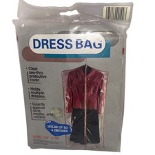 Garment Dustproof Cover Suit Coat Dress Hanging Plastic Storage Bag Protector