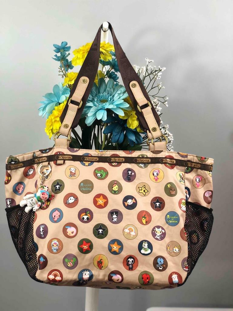 LeSportsac　tokidoki　トートバッグ New tokidoki x LeSportsac Nuvola Tokidieci Tote Bag Keychain